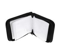 MAJORMENCH Cd Holder Capacity Portable DVD Case Organizer Hard Carrier Zipper Closure for Travel Compact Storage for Music Games and Video Discs