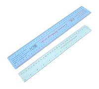 MAJORMENCH Ceramic Scale Measuring Tool Plastic Clay Ruler 2pcs for Pottery Craft and Professional Clay Sculpture Modeling Use