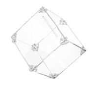 MAJORMENCH Clear Acrylic Piggy Bank Money Saving Box for Adults Openable Transparent Savings Box with Detachable Structure Unbreakable Cube for Easy Cleaning and Cash Management