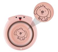 MAJORMENCH Collapsible Baby Folding Washbasin with Hanging Hole Design, Eco-Friendly Plastic Cartoon Pattern Wash Basin for Boys and Girls, for Washing Hands and Travel