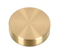 MAJORMENCH Creative Solid Brass Round Paperweight for Calligraphy Practice Durable Desktop Accessory for Writing Painting and Drawing Lightweight and Polished Design for Home Office Use