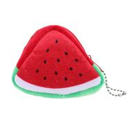MAJORMENCH Cute Watermelon Coin Purse for Women Plush Triangle Wallet Small Change Purse Practical and Easy to Carry Mini Pouch for Everyday Use