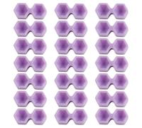 MAJORMENCH Diamond Cone Lash Glue Holder Cup, Purple Plastic Lash Extension Container with Two Holes for Professional Eyelash Grafting Supplies and Volume Control