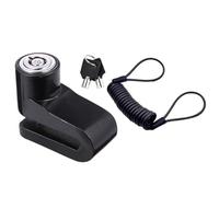 MAJORMENCH Disc Lock Motorbike Disc Brake Lock Anti-Theft Steel Lightweight Strong and Sturdy Structure Easy to Disassemble and Assemble Black for Parking at Home