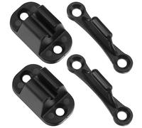 MAJORMENCH Door Catch Stop Door Retaining Tool 2pcs Nylon Black for Locker Doors Caravan Motorhome Compact Lightweight