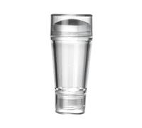 MAJORMENCH Double End Transparent Silicone Nail Stamper Small Nail Art Stamping Tool for Manicure with Two Different Sized Heads Easy to Use for Various Designs