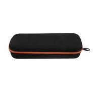 MAJORMENCH Double Microphone Storage Case Portable Microphone Carrying Case Breathable Eva Flannel Material Black Mic Bag for Travel Musicians and Podcasters
