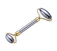 MAJORMENCH Double- Natural Stone Facial Roller for Slimming Muscle Relaxation Skin Promotes Absorption Reduces Wrinkles Improves Tone