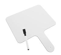 MAJORMENCH Double Sided Handheld Dry Erase Answer Paddles Whiteboards with Pen Lightweight Portable Writing Boards for Classroom Teaching Student Games and Home Use