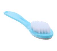 MAJORMENCH Double Sided Natural Pumice Stone Foot Callus Remover Brush Blue Portable Foot Exfoliating Scrubber for Hard Skin Dead Skin Removal and Pedicure Care