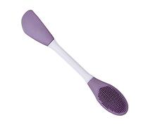 MAJORMENCH Dual Ended Silicone Facial Mask Applicator Brush Flexible Bristles for Even Application Reusable Face Mask Tool for All Skin Types for Skincare and Cleansing Versatile Double Head