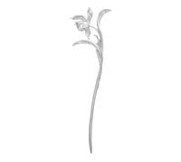 MAJORMENCH Elegant Lightweight Chinese Style Metal Hair Pins with Silver Pearl Plum Blossom for Women Long Hair Sticks for Buns and Ponytails Combining Traditional and Modern Design