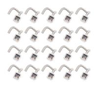 MAJORMENCH Eyeglass Nose Pad Bracket with Extra Structural Strength 10 Pairs Stainless Steel Minimizes Friction and Irritation and Smooth Finish for Glasses Suitable for Spectacles