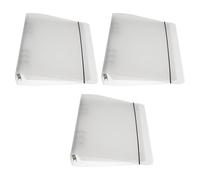 MAJORMENCH Finished Nail Sample Booklet with 6pcs Frosted Nail Piece Display Small Manicure Showing Book with 1 Storage Folder and 5 Inner Pages for Salon Design Presentation