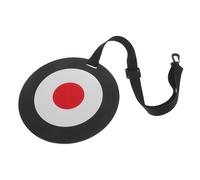 MAJORMENCH Football Soccer Shooting Training Target Disc with Adjustable Strap, Black Football Practice Aid for Multi-sport Precision Shooting and Skills Enhancement