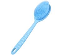 MAJORMENCH Hair Bathing Brush Long Handle Bath Brush Silicone Simple Design Easy to Scrub Hard-to-Reach Areas Massage Skin for Men and Women Taking A Shower