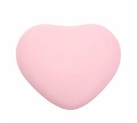 MAJORMENCH Heart Shaped Manicure Hand Rest Pink Cotton Pu Nail Art Table Mat 7x5x3inch Comfortable Support Stabilize Hand Positions Stylish Elegant Cushion for Nail Salons and Home Use
