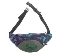 MAJORMENCH Kids Dinosaur Crossbody Sling Bag Waist Fanny Pack for Boys and Girls Toddler Adjustable Belt Bag Coin Purse Outdoor Sport Green
