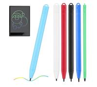 MAJORMENCH Lcd Writing Tablet Pens Plastic Material Smooth Writing on Drawing Board 6 Pcs with Comfortable Grip for Painting and Cultivating Colour Cognition