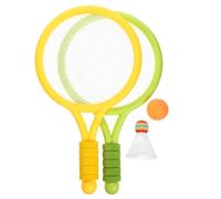 MAJORMENCH Lightweight Plastic Tennis Racket for Soft Ball Design Safe Outdoor Sports to Develop Athletic Skills and Encourage Active Play for Beginners