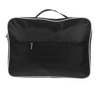MAJORMENCH Lightweight Portable Black Polyester Lyre Harp Carrying Bag for Musician Thumb Piano Instrument Storage Pouch Suitable for Travel and Daily Use