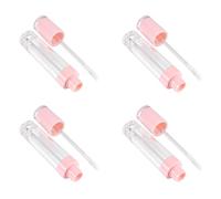 MAJORMENCH Lip Gloss Tubes Lipstick Containers Plastic 8ml 4pcs Lightweight Empty for Holding Dye Lip Liquid and Oil for Travel and On-the-go Makeup