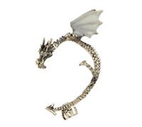 MAJORMENCH Luminous Dragon Ear Clips Punk Style Lightweight Non-allergic Ear Jewelry for Men for Women Unique Glow-in-the-dark Gift for Teenagers and Adults