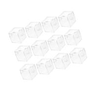 MAJORMENCH Magnifier Boxes and 4x4x4cm Size for Insect Observation 12pcs with Abs Material Outdoor Exploring Magnifier Container Designed to Stimulate Imagination and Concentration