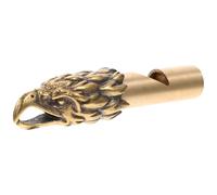 MAJORMENCH Mini Brass Whistle Pendant Keychain with Brass Material Loud Sport Whistle Can Be Worn around Neck Or for Sports and Outdoor Use Suitable for Coaches, Teachers and People of Age
