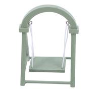MAJORMENCH Miniature Wooden Dollhouse Swing Model Stable Construction Fit for All Dollhouse Series Creative Mini Furniture Accessory for Fairy Garden and Home Decoration for DIY and