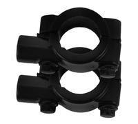 MAJORMENCH Motorcycle Mirror Drop Bracket Black Iron 2 Pcs Handlebar Accessory Clamp Suitable for Scooters and Atvs Easy Installation