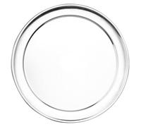 MAJORMENCH Pizza Baking Tray Not Easy to Deform Aluminum for Pizza Lovers Easy to Clean Silver Multi-Function Reusable Baking Pan Suitable for Cold Cut Tray