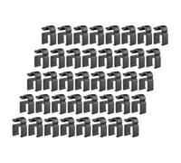 MAJORMENCH Plastic Cable Clips Cord Holders for Microphone Cable 40pcs Tough and Easy Installation and Phone Stand for Concert Hall and Stage Use