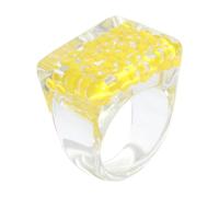 MAJORMENCH Plastic Finger Ring Creative Ring Jewelry for Women Statement Exaggerated Fashion Accessory Party Wedding Everyday Wear