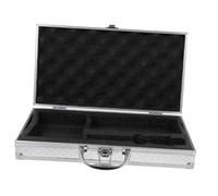 MAJORMENCH Portable Aluminum Storage Box Hard Shell Tool Case with Reinforced Corners and Clasp Secure Briefcase for Men Carrying Case for Instruments and Electronics