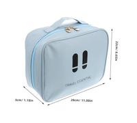 MAJORMENCH Portable PU Travel Medicine Bag Compact Lightweight Emergency Medical Kit for Household Use Clean Small Medical Storage Organizer Go
