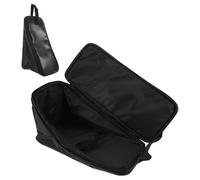 MAJORMENCH Portable Single Drum Pedal Bag Thick Padded PU Storage Case with Shoulder Strap and Hand Grip Drum Accessory Organizer for Travel and Outdoor Musicians