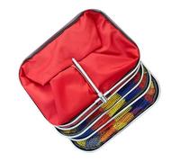 MAJORMENCH Portable Square Fish Guard Net with Nano Fabric Mesh, 23x23cm Opening, 1.5m Long Fishing Basket for Black Pit and Wild Fishing, Lightweight Quick-dry Fish Catching Net