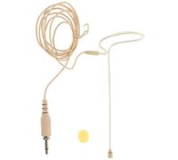 MAJORMENCH Portable Wireless Headset Microphone with 3.5mm Plug Adjustable Fit Sponge and Metal Material Suitable for Public Speaking and Performing