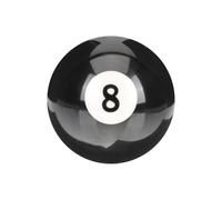 MAJORMENCH Practice Resin Pool Cue Ball 8# Black for Billiard Training and Replacement Suitable for Snooker