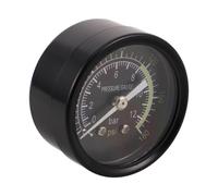 MAJORMENCH Pressure Gauge for Air Compressor with Alloy Material and Shockproof Design, Universal Compatibility for Compressor and Pneumatic Tools, Black Air Pressure Gauge Accessory