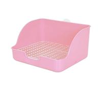 MAJORMENCH Rectangular Bunny Cage Toilet with Leak-resistant and Odor Control Features, Plastic Bunny Training Litter Box Suitable for Mink and Hamster Use in Gardens and Parks