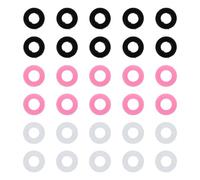 MAJORMENCH Retainers Anti-slip and Non-slip Glasses Silicone 30pcs Ear Hooks for Comfortable Design to Stop Glasses Sliding down Nose Random Color Eyeglasses and Sunglasses