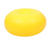 MAJORMENCH Reusable Yellow Pvc Exercise Ball for Yoga and Workouts, Portable Core Ball Designed to Core Endurance and Support Strengthening Exercises