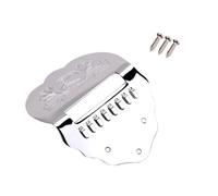 MAJORMENCH Scalloped in Silver Metal and Mandolin in Tailpiece for String 8 Instrument with Improved Volume and Upgrade Qb02