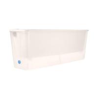 MAJORMENCH Self Watering Plant Pots: 43CM Rectangle Plastic Planter Box with Convenient Watering Port for Herbs and Vegetables Suitable for Garden and Home Decor