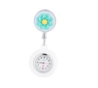 MAJORMENCH Silicone Round Nurse Watch Pocket Watch Delicate Lightweight Design Easy Time Reading Decoration for Your Dress