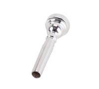 MAJORMENCH Silver Plated Trumpet Mouthpiece C507 Metal Unique Shape Design and Smooth Full Tone for Beginners and Professional Enthusiasts