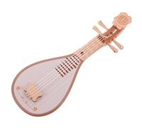 MAJORMENCH Simulated Pipa Toy Chinese Traditional Stringed Musical Instrument for Learning and Performing Playable Lute Instrument for Boys and Girls and Photo Ornaments