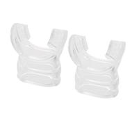 MAJORMENCH Snorkel to 2pcs for Comfortable Mouthpiece Replacement Silicone and Easy Clean Regulator Accessory, Soft Fit Scuba Diving Equipment